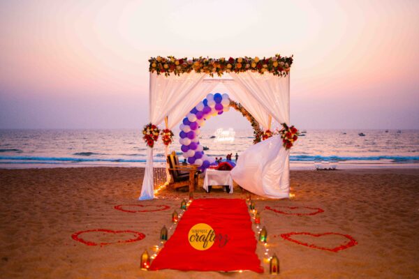 Floral cabana with ring - Image 3