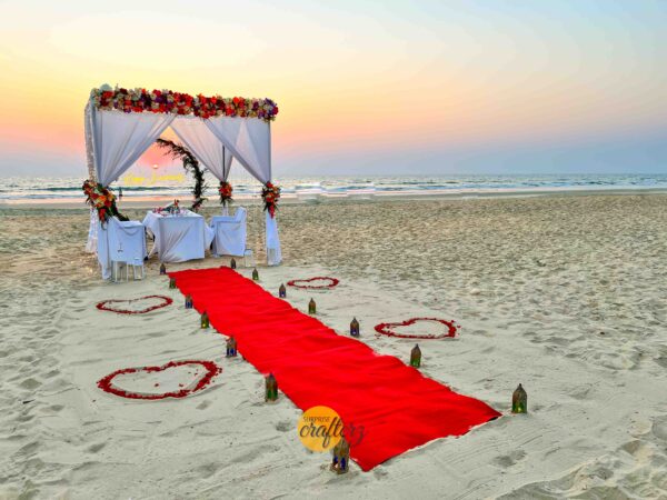 Floral cabana with ring - Image 5