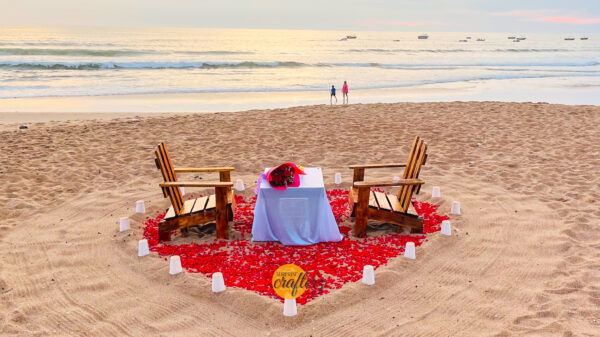 Candlelight dinner setup - Image 4