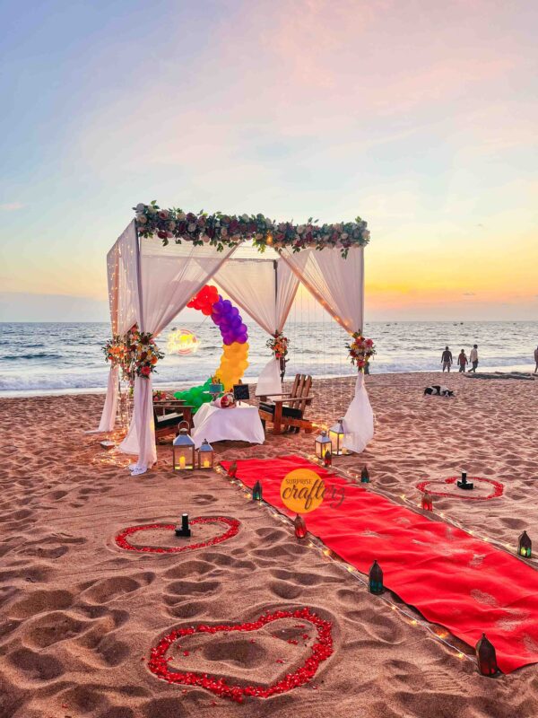 Floral cabana with ring - Image 7