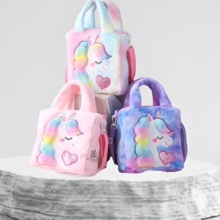Unicorn Fur Sling Bag