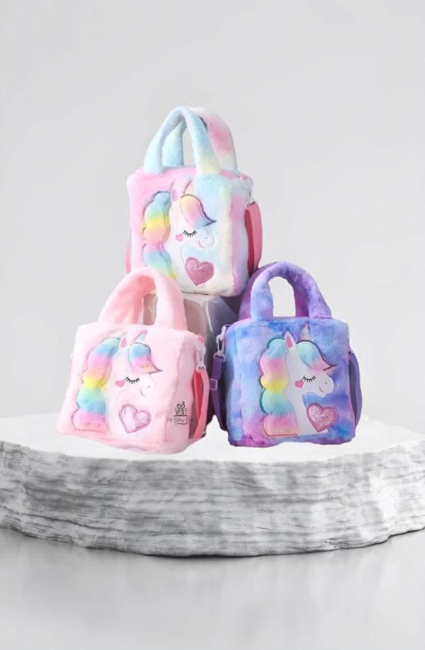 Unicorn Fur Sling Bag